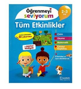 2-3 Yaş Öğrenmeyi Seviyorum Tüm Etkinlikler Uçanbalık Yayınları