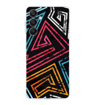PrintiFy Samsung Galaxy A26 ile Uyumlu Kamera Korumalı Eskitme Tasarımlı Şeffaf Silikon Kılıf