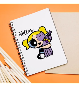 Power Puff Girls Bubbless Tasarımlı Kişiye Özel Defter