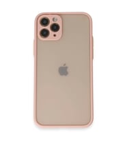 Apple iPhone 11 Pro Kılıf Montreal Silikon Kapak - Pembe