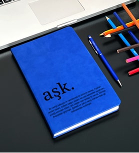 Kişiye Özel Deri Tasarım Defter TS42