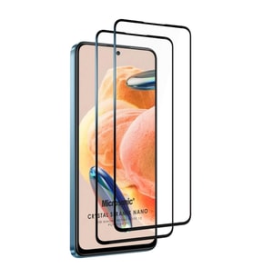 Microsonic Xiaomi Redmi Note 12 4G Crystal Seramik Nano Ekran Koruyucu Siyah (2 Adet)