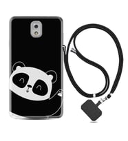 Samsung Note 3 4 5 8 9 20 Ultra 10 Lite Kılıf Boyun Askılı Silikon Bay Bay Panda 1784