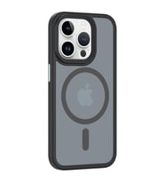 Vendas iPhone 15 Pro Uyumlu (15 Pro) Trex Serisi Magsafe Şarj Destekli Darbe Direçli Magic Smooth Kılıf (Siyah)