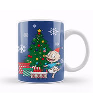 Tommy Rugrats Around The Christmas Tree Kupa Bardak Porselen