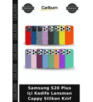 Samsung S20 Plus içi Kadife Lansman Cappy Silikon Kılıf Koruyucu Kılıflar Elektronik Eşya