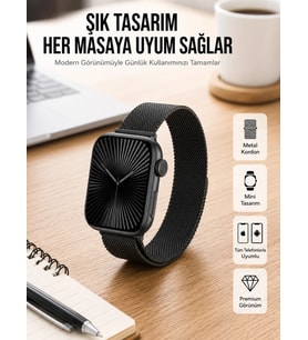 SQ-16 Mini Series 10 Akıllı Saat Şık Ve Hafif Tasarım, 3 Kordon Seçeneği