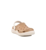 Vizon-Beyaz Hafif Eva Taban Unisex Sabo Terlik Stella Z
