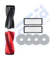 Roborock Qrevo Curv Uyumlu 1 Ana Fırça 2 Filtre 4 Mop PKT-iasgf0000610