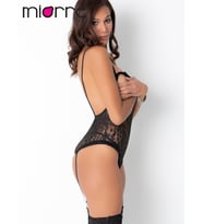 Dantelli Göğüs Dekolteli Fantezi Babydoll (Kırmızı)
