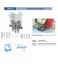 Arabiyeli Üçlü Şerit Aparatı 25x12mm / UMA-24