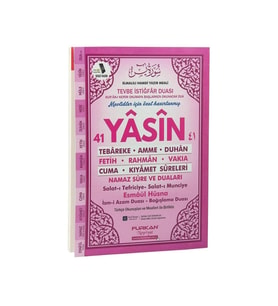 Furkan Orta Boy 80 Sayfa 3 lü Yasin Cüzü Pembe Renk