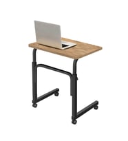 Yükseklik Ayarlı Laptop Sehpası - Atlantik Çam (Tekerli) 60x40