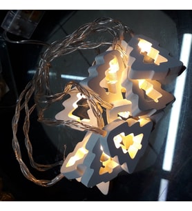 2 METRE AHŞAP YILBAŞI AĞACI PİLLİ LED IŞIK GÜN IŞIĞI PİLLİ LED IŞIK YILBAŞI AĞACI IŞIĞI NOEL IŞIĞI 