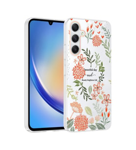 Lexroo Galaxy A25 Kılıf Kamera Korumalı Desenli Klip Kılıf - Beautiful