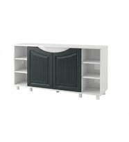 Kanki Pet 150 Cm WESTERN 15040- ANT1 MDF Akvaryum Beyaz Sehpa 150X40X69
