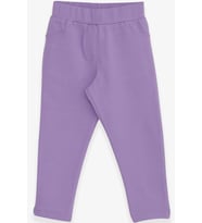 Breeze Kız Çocuk Tayt Pantolon Arkası Cepli 2-6 Yaş, Lila