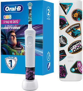 Çocuk Şarjlı/Elektrikli Diş Fırçası Lightyear D100 + Seyahat Kabı Özel Seri