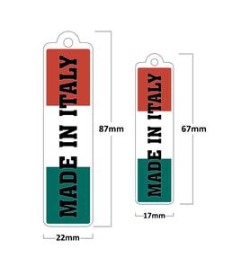 Made In Italy Poliüretan Damla Anahtarlık (2 Adet )