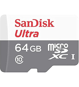Sandisk Ultra Sdsqunr-064G-Gn3Mn Class 10 Uhs-I 64 Gb Micro Sd Kart (Çok Renkli)
