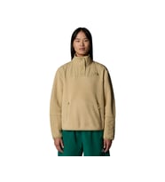 The North Face W Cragmont Fleece 1/4 Snap Kadın Günlük Polar Sweatshirts NF0A84IBLK51 Krem