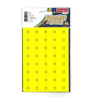 TANEX TNX-304 17mm. FLORASAN SARI GÜLEN YILDIZ STICKER 2'Lİ