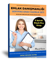 Emlak Danışmanlığı Sertifika Sınav Hazırlık Seti (2 Büyük Boy Kitap)