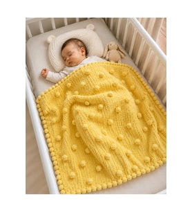 EL ÖRGÜSÜ KADİFE BEBEK BATTANİYESİ