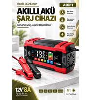Auhma AOC11 12V 8A Dijital Ekranlı Akü Şarj ve Onarım Cihazı