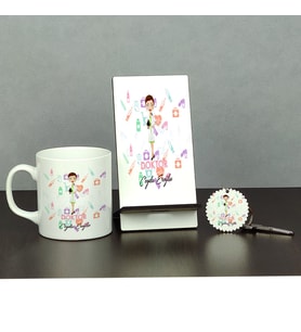 Doktor Üçlü Set (Kupa + Telefon Standı + Anahtarlık) 002