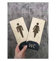 Meşe Serisi Natural Dikey Wc Yönlendirme Seti