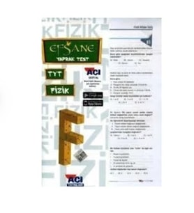 Efsane -10.Sınıf Fizik Yaprak Test