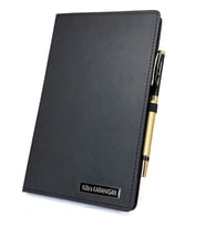 Kişiye Özel Siyah Defter Kalem Set