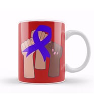 CROHN'S & COLITIS AWARENESS Warrior Unbreakable Kupa Bardak Porselen