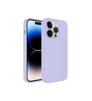 Apple iPhone 14 Pro Max Uyumlu Kılıf M-safe Wireless Şarj Özellikli Pastel Renk Silikon Zore Plas Kapak (Lila)