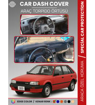 MAZDA 323 BF (1985-1989) Torpido Örtüsü Panel Koruma Torpido Koruma Tam Uyum Çatlamayı Önler Kaymaz