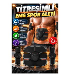 A Kalite Orijinal EMS Titreşimli Kas Çalıştırma Cihazı 6 Mod Ayarlanabilir Yoğunluk