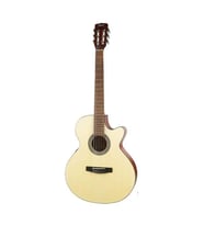 Cort CEC1 OPW Elektro Klasik Gitar  İnce Kasa Open Pore - Çantalı