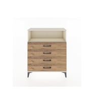 Arges Şifonyer Tek Raflı 4 Çekmeceli 88x30x106 Aytaşı-Çam