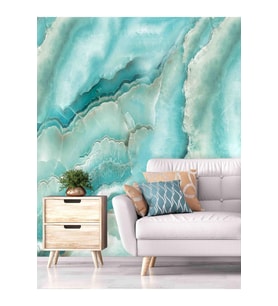 Dreamwall 3D Lüks Çatlak Mermer Desenli Silinebilir Tekstil Duvar Kağıdı (Çok Renkli)