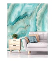 Dreamwall 3D Lüks Çatlak Mermer Desenli Silinebilir Tekstil Duvar Kağıdı (Çok Renkli)