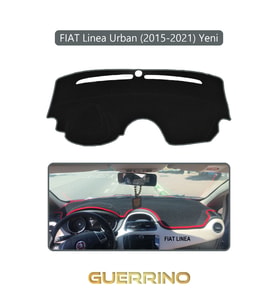 FIAT Linea Urban 2015-2021 Modellerine Uygun  yeniTORPİDO KORUMA HALISI GRİ KENAR
