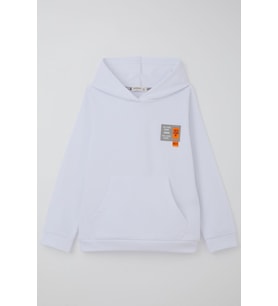 Breeze Kız Çocuk Sweatshirt Kapüşonlu Arma Detaylı 4-8 Yaş, Beyaz