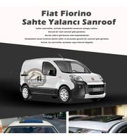 Fiat Fiorino Parlak Siyah Yalancı Çakma Sahte Sunroof