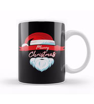 Yılbaşı Yeni Yıl Konseptli Merry Christmas Santa Claus Kupa Bardak Porselen