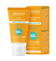 ALLDERMO SPF50+ KREM AKNE yağlı cilt 50ML
