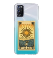 Oppo A52/A72/A92 Uyumlu The Sun Tarot Tasarımlı Şeffaf Telefon Kılıfı