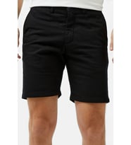 Lacoste Men's Slim Fit Bermuda Shorts Erkek Dar Kesim Keten Bermuda Şort Siyah
