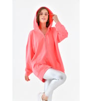 Ftz Women Kadın Fermuarlı Sweat N.Fuşya 10005