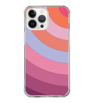 Apple iPhone 13 Pro Uyumlu Köşe Korumalı Antişok  Kapak Renk Cümbüşü Tasarımlı Şeffaf Silikon Kılıf